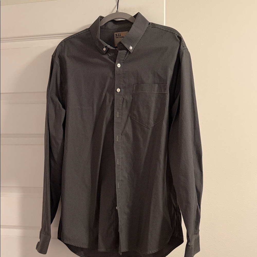 5.11 Tactical Dark Gray Button-Down Shirt